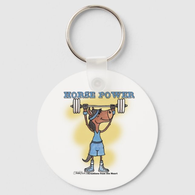 Horse Power Key Ring (Front)