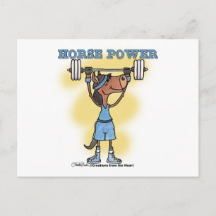 Horse Power Postcard