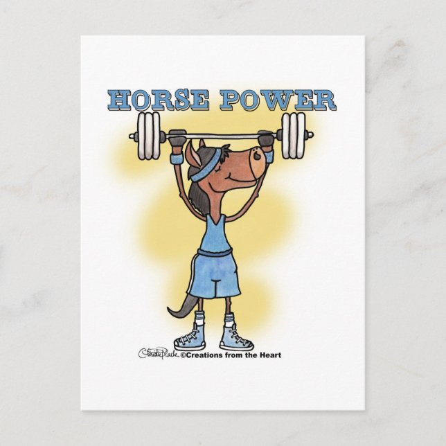 Horse Power Postcard (Front)