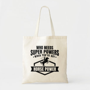 Horse Power Tote Bag