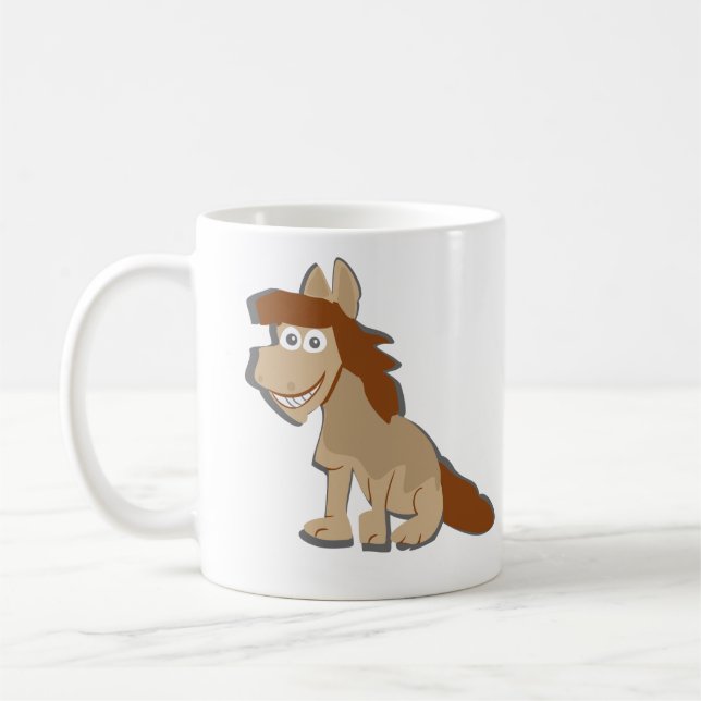 Horse powered coffee mug (Left)
