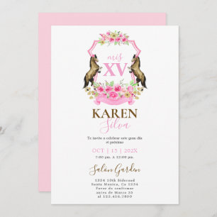 Horse Quinceanera Invitation