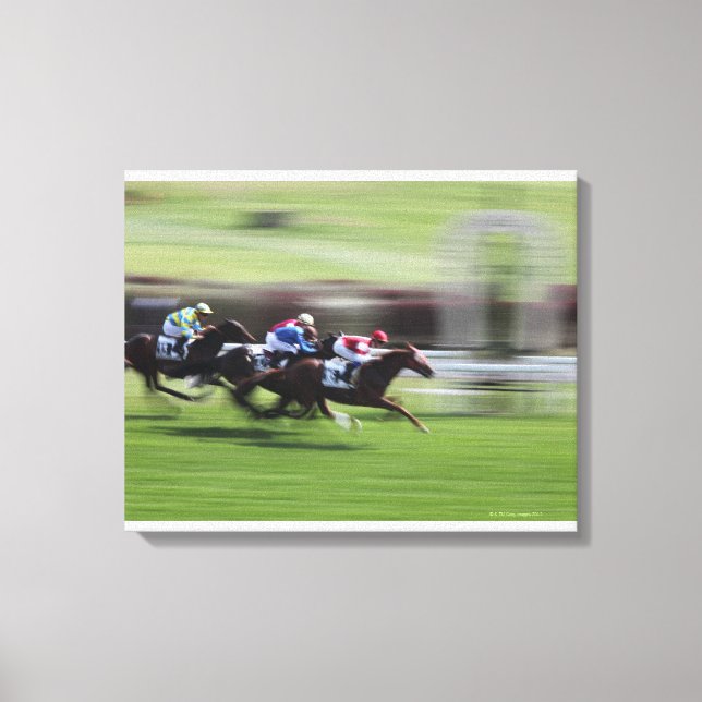 horse race canvas print (Front)
