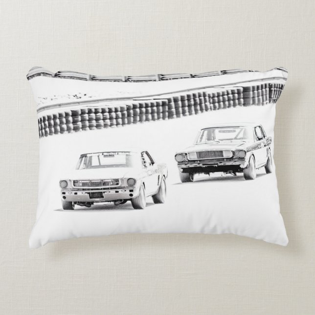 Horse Race Decorative Cushion (Front)