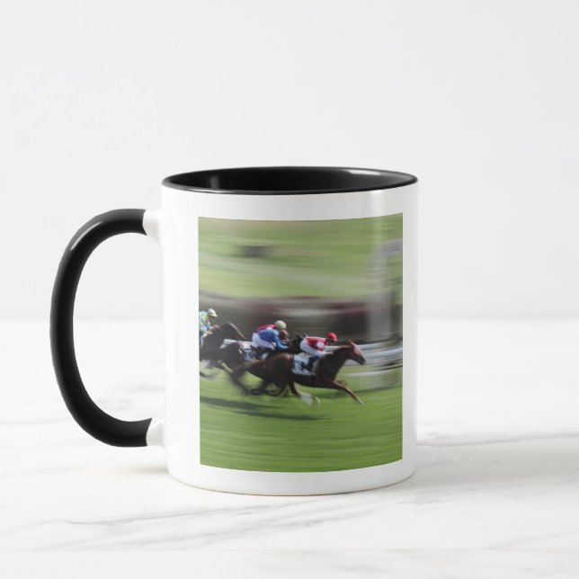 horse race mug (Left)