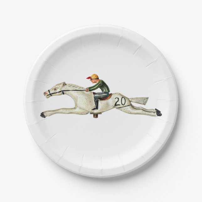 HORSE RACE PAPER PLATE (Front)