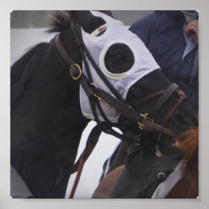 Horse Race Poster Print