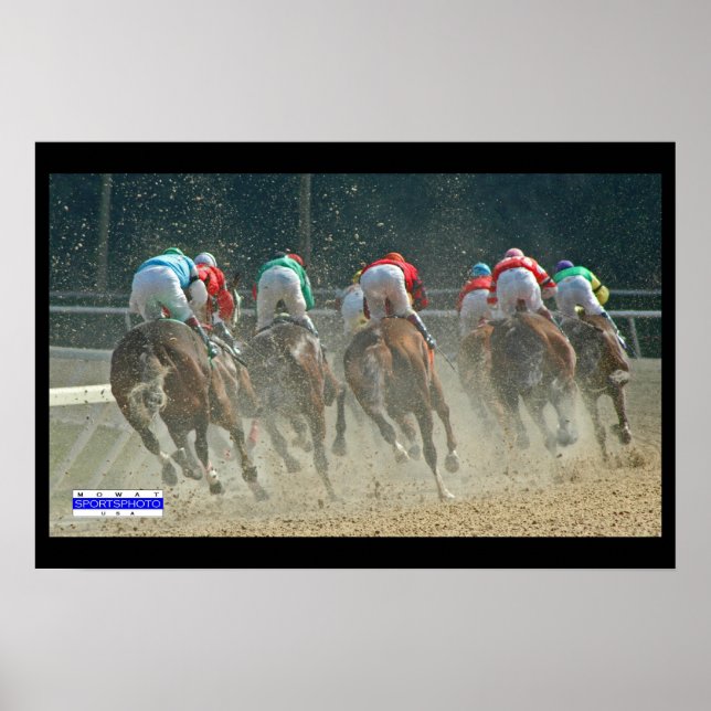 Horse Racing 001 Rear Mowat SpPh Poster (Front)