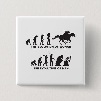 Horse Racing 15 Cm Square Badge