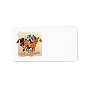 Horse Racing 6 Label