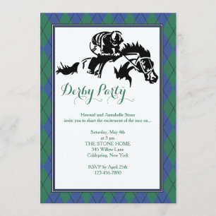 Horse Racing Argyle 2 Invitation