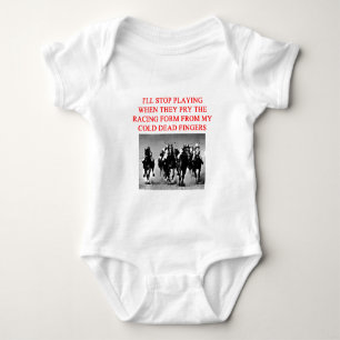 horse RACING Baby Bodysuit