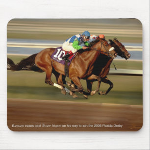 Horse Racing - Bar-bar-o Mouse Mat