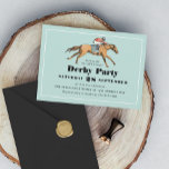 Horse Racing Birthday Derby Party Invitation<br><div class="desc">Customise the title for your horse themed event whether it's to watch a race or celebrate a birthday. Original illustration by becky nimoy</div>