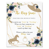Horse Racing Bridal Shower Game