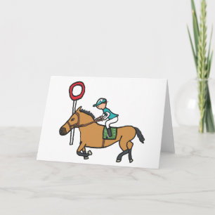 Horse Racing Card