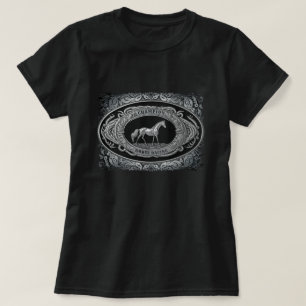 Horse Racing Champion Event Country Western Buckle T-Shirt