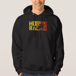 Horse Racing Equestrian Love Hoodie