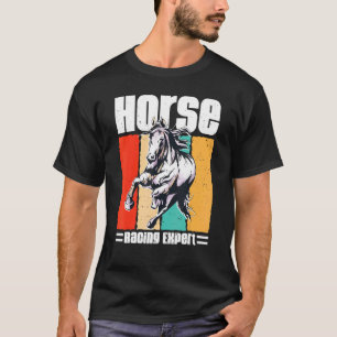 Horse Racing Expert Jokey Racer Derby Gallop For M T-Shirt