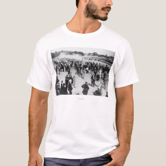 Horse Racing in Saratoga Photograph T-Shirt