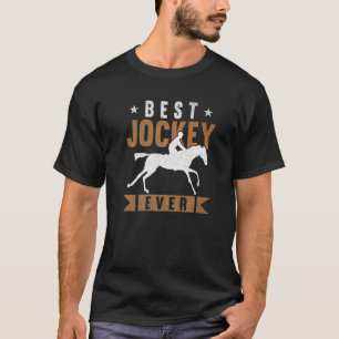 Horse Racing Jockey Horseback Riding Barrel Racer  T-Shirt