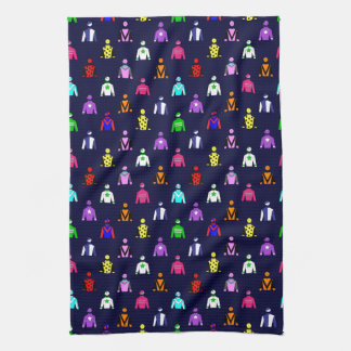 Horse Racing Jockey Silks Tea Towel