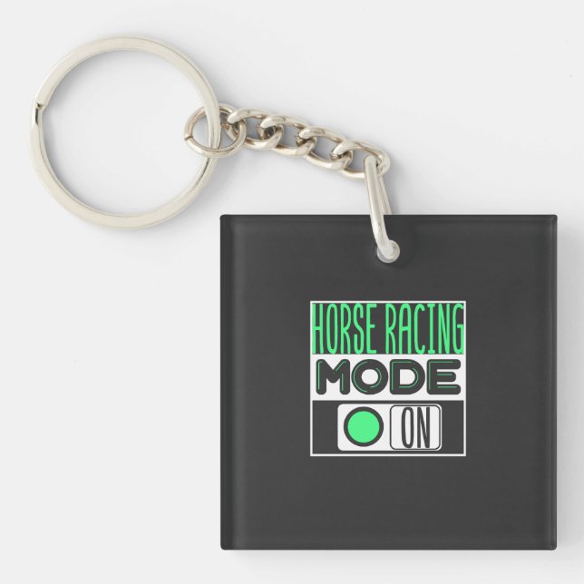 Horse Racing Key Ring (Front)