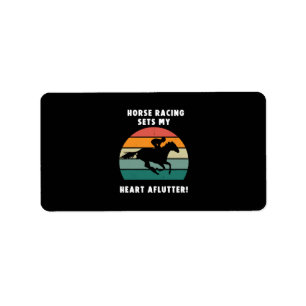 Horse Racing Label