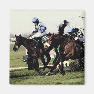 Horse Racing Magnet