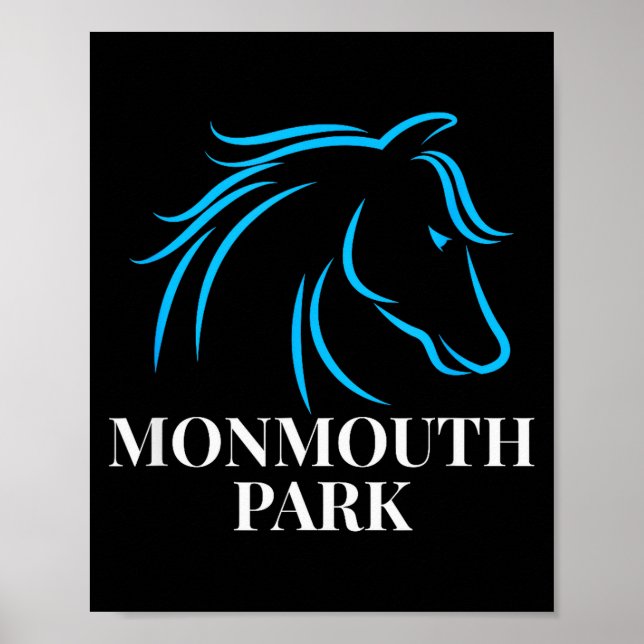 Horse Racing Monmouth Park Oceanrt New Jersey Hors Poster (Front)