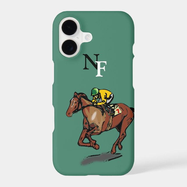 Horse Racing Monogrammed (Back)