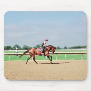 Horse racing mouse mat