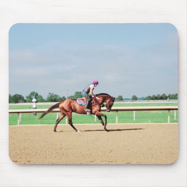 Horse racing mouse mat (Front)