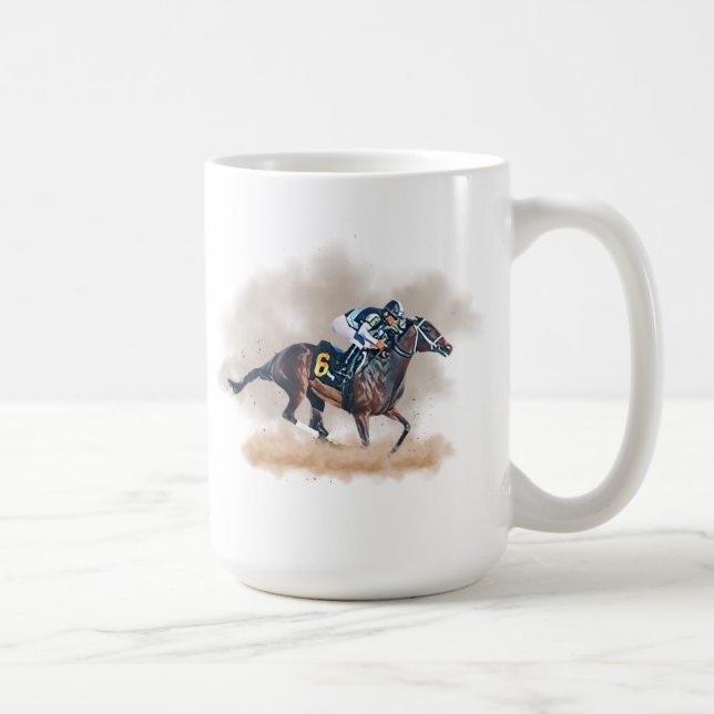 Horse Racing Mug (Right)