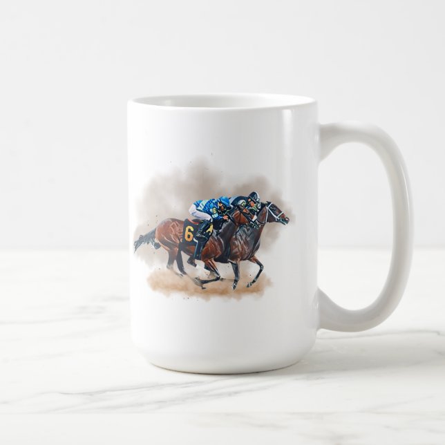 Horse Racing Mug (Right)