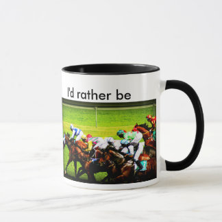 horse racing mug