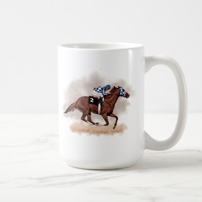 Horse Racing Mug (Right)