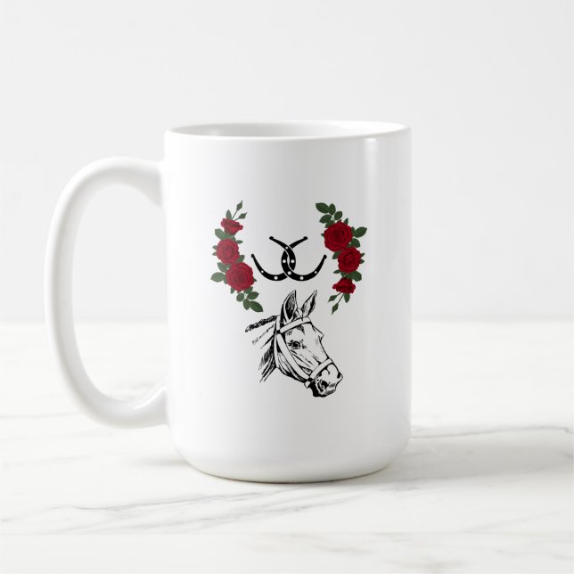 Horse Racing Mug (Left)