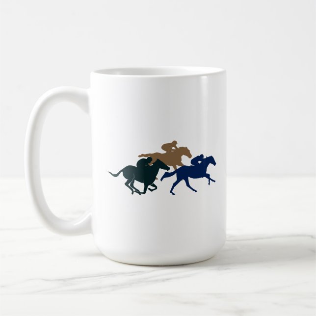 Horse Racing Mug (Left)