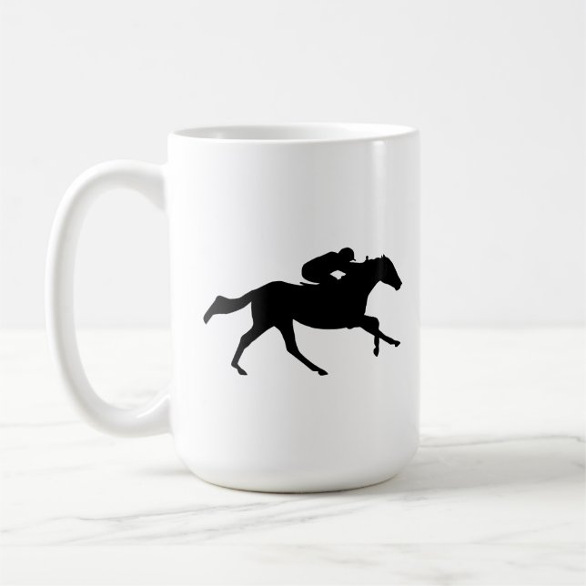 Horse Racing Mug (Left)