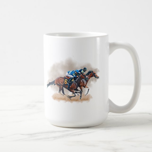 Horse Racing Mug (Right)