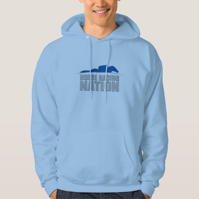 Horse Racing Nation Men's Hoodie (Front)