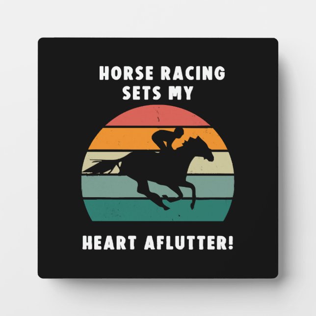 Horse Racing Plaque (Front)