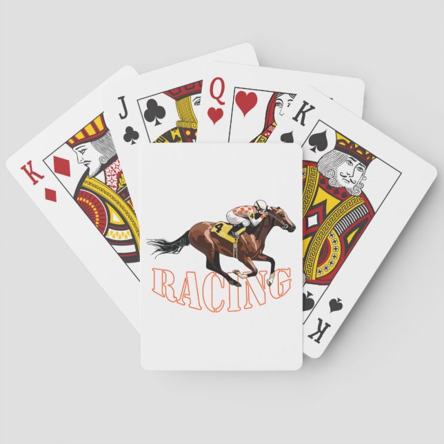 Horse Racing Playing Cards (Back)