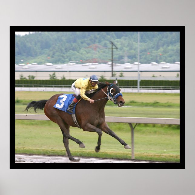 Horse racing poster (Front)