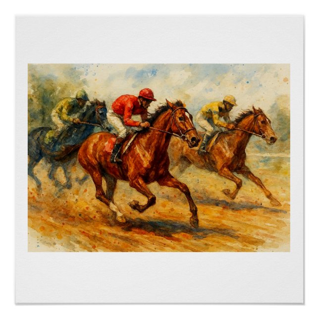 Horse Racing,  Poster (Front)