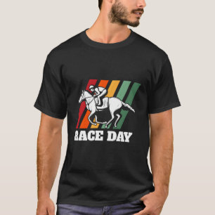 Horse Racing Race Day Ky Derby Horse Jockey T-Shirt