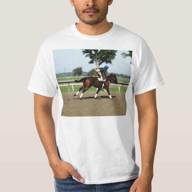 Horse racing T-shirt (Front)
