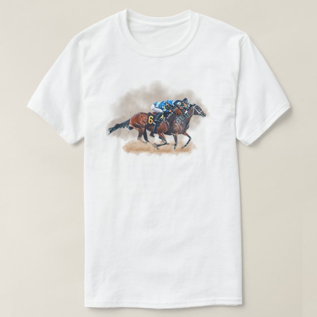 Horse Racing T-Shirt (Design Front)