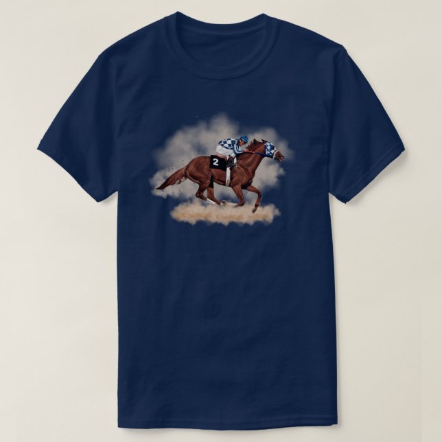 Horse Racing T-Shirt (Design Front)